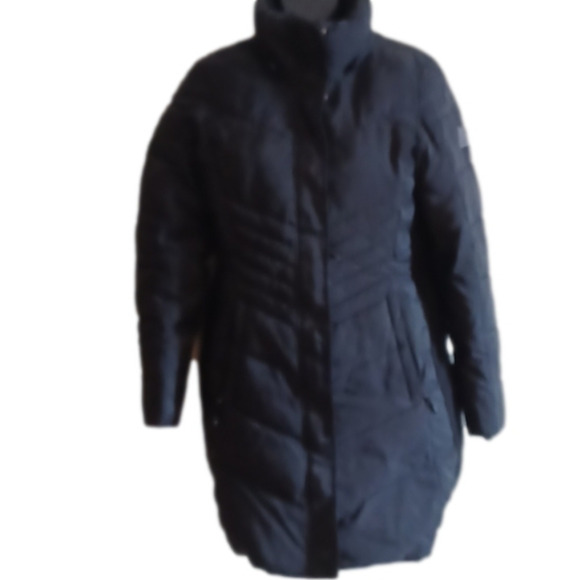 ZeroXposur long black/ dark grey puffer coat.Size small. Super warm! - Picture 1 of 12